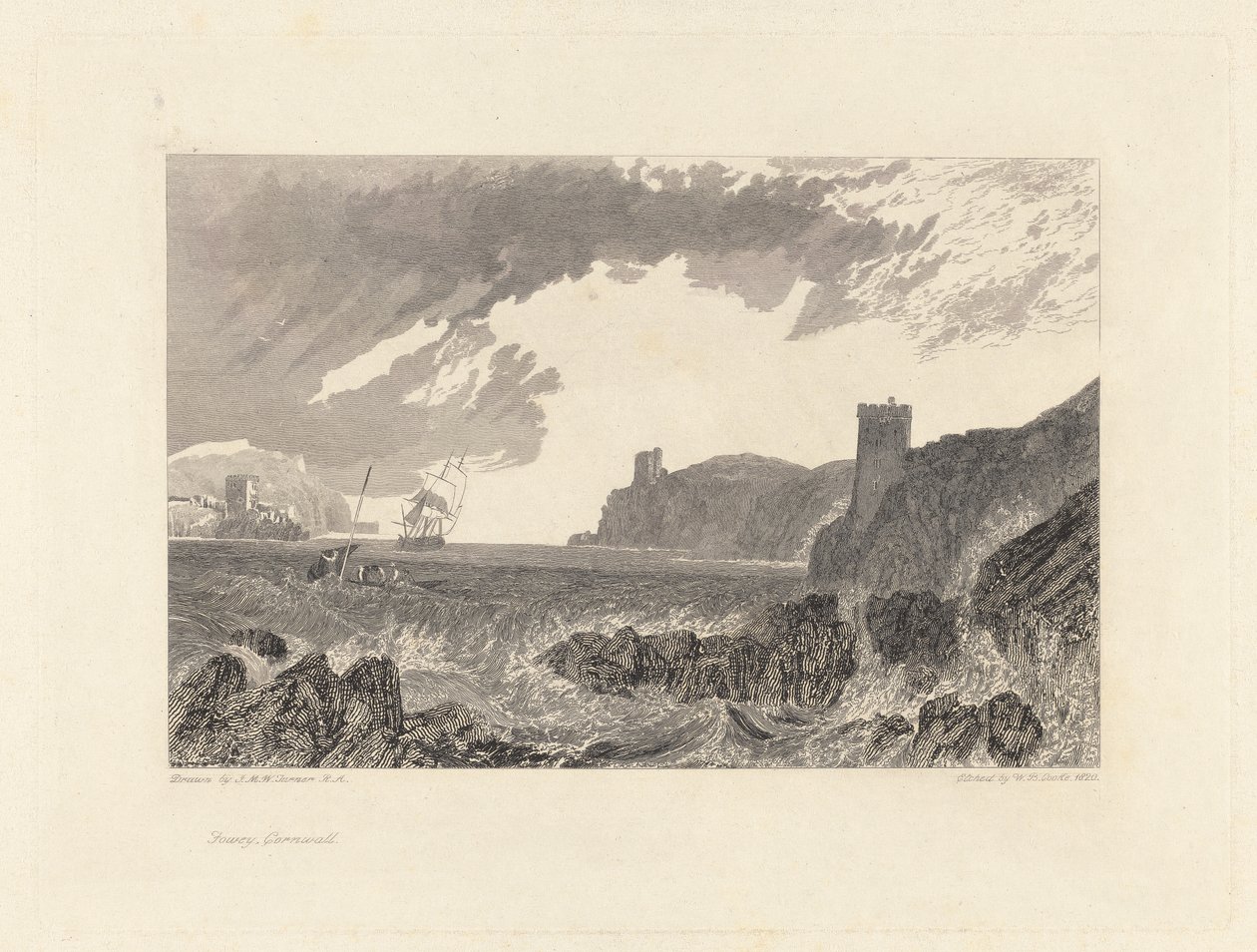 Fowey, Cornwall tekijältä William Bernard Cooke