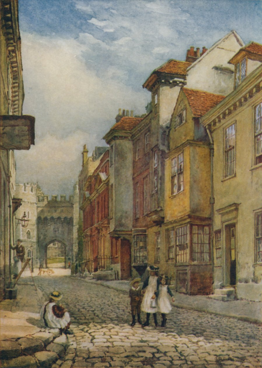 Church Street, Pohjoiseen katsova, c1900 tekijältä William Biscombe Gardner