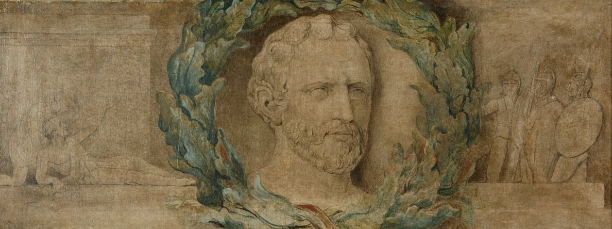 Demosthenes (tempera kankaalle) tekijältä William Blake