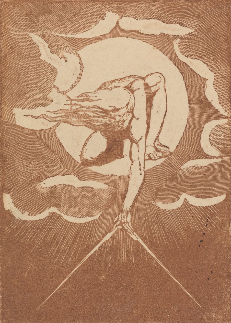 Eurooppa. Profetia, Frontispiece Proof Impression tekijältä William Blake