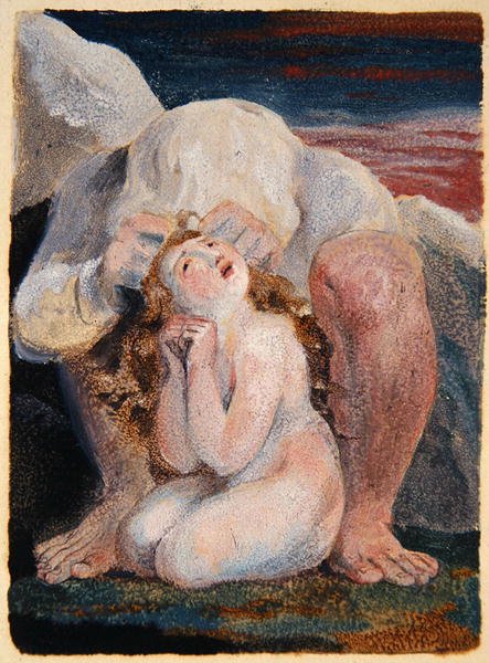 "Ahanian kirjan" etuosa tekijältä William Blake