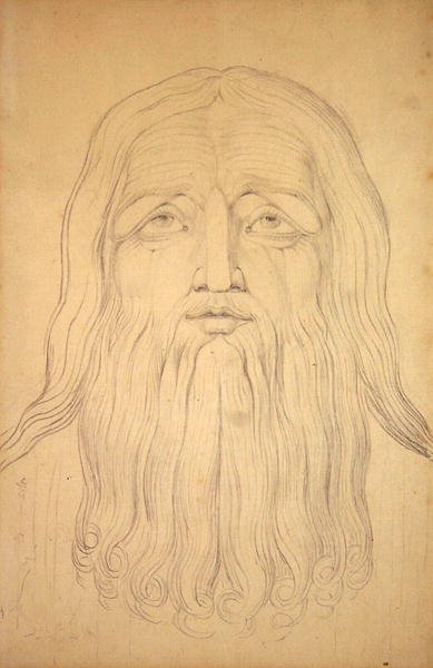 Työpäällikkö (grafiitti paperille) tekijältä William Blake