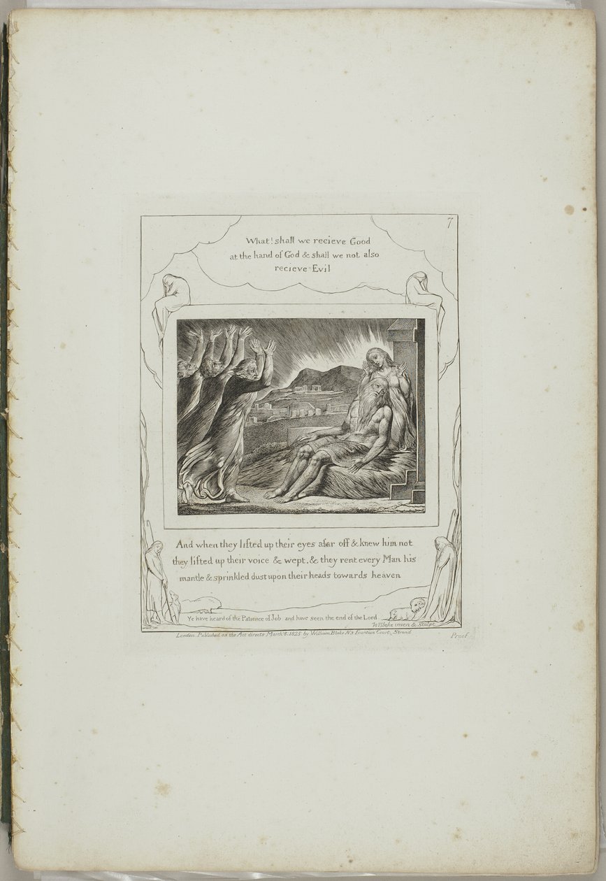 Kuvia Jobin kirjasta tekijältä William Blake