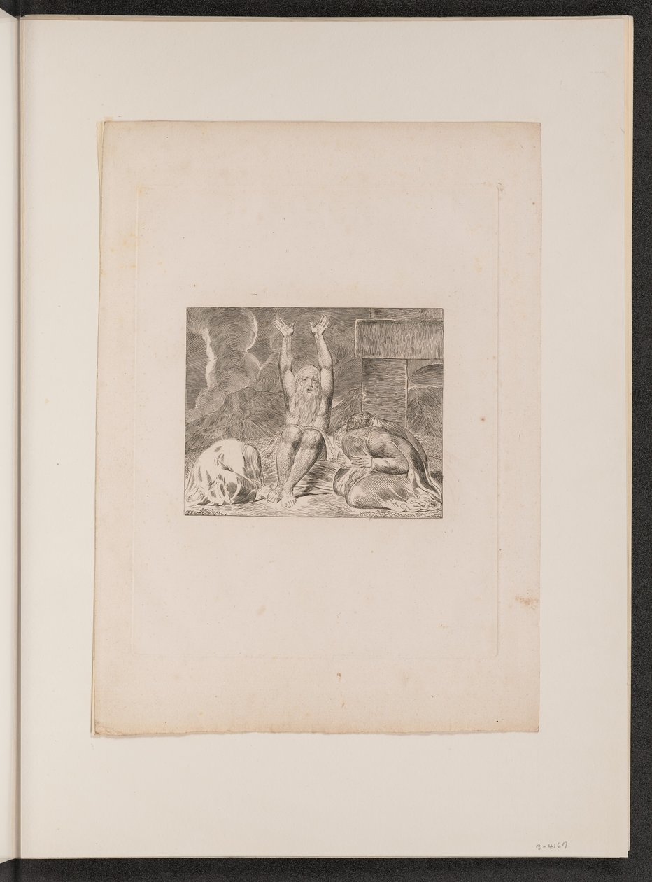 Jobin epätoivo, 1825. tekijältä William Blake