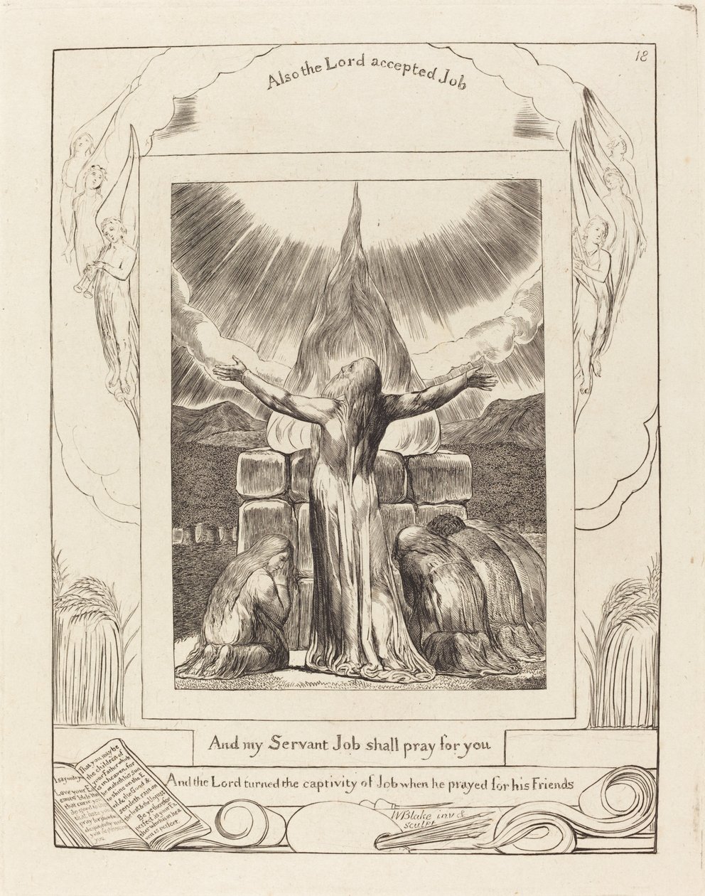 Jobin uhri, 1825. tekijältä William Blake