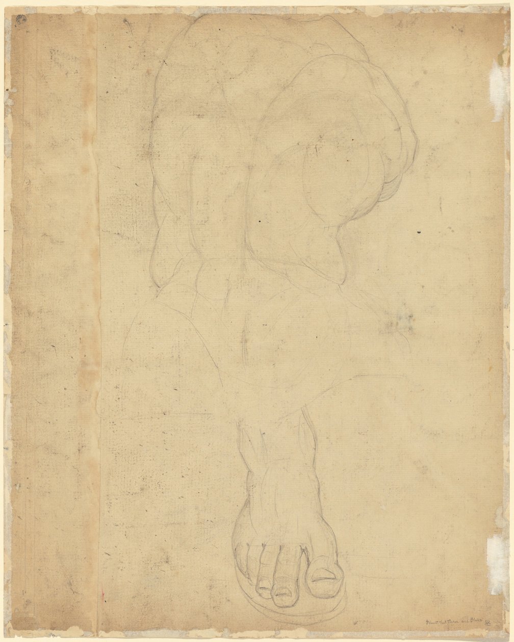 Belvederen torso [verso] tekijältä William Blake