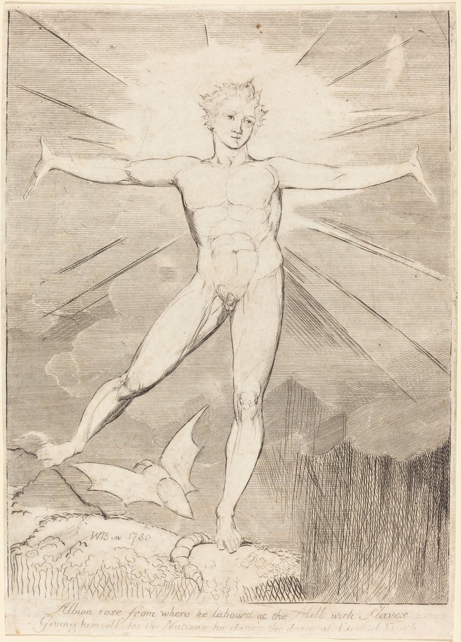 Albionin tanssi (Iloinen päivä) tekijältä William Blake
