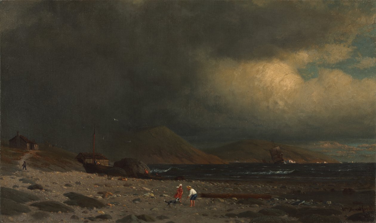 Labradorin rannikko, n. 1860. tekijältä William Bradford