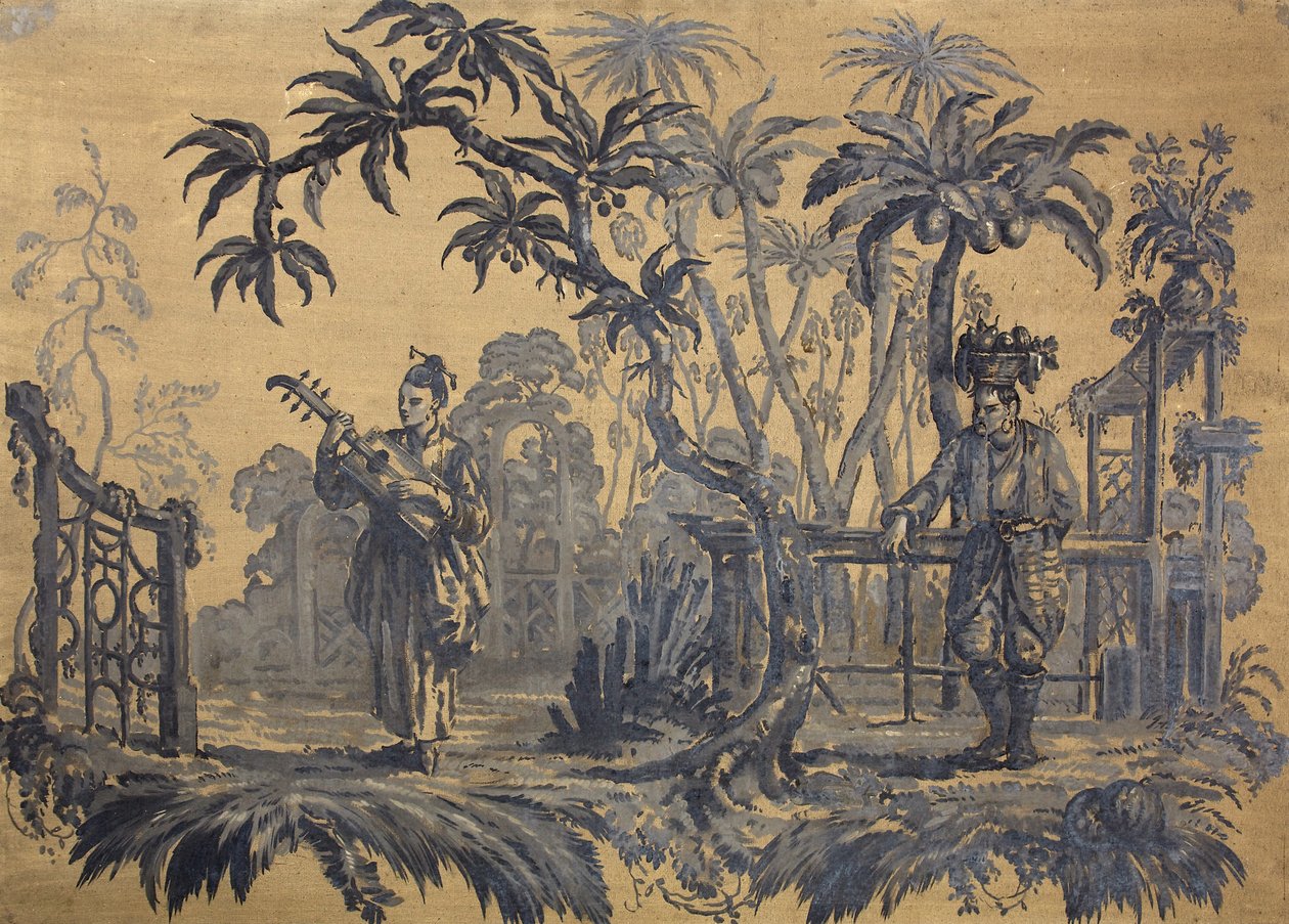 Chinoiserie (öljy kankaalle) tekijältä William Bruce Ellis Ranken