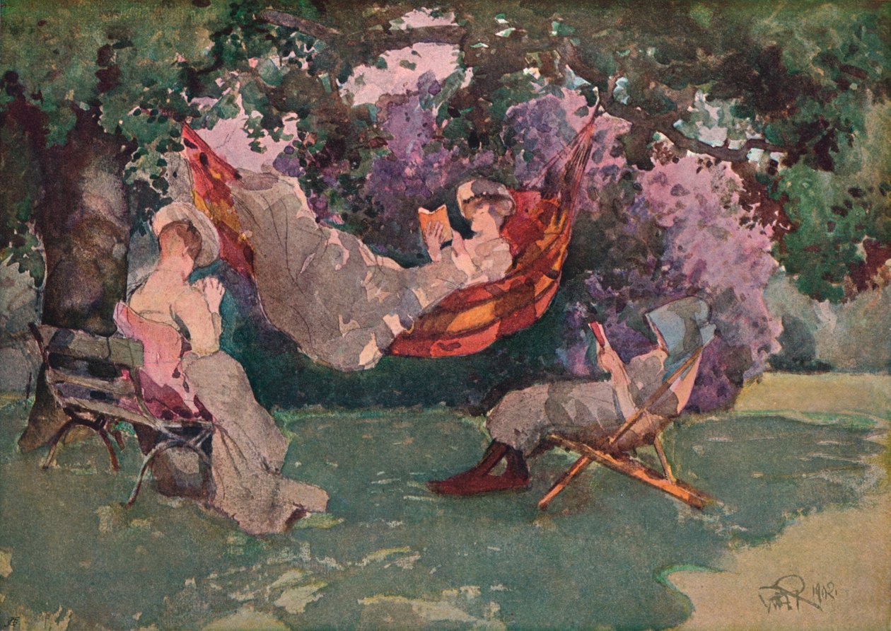 Puutarhassa, 1902. 1903 tekijältä William Bruce Ellis Ranken