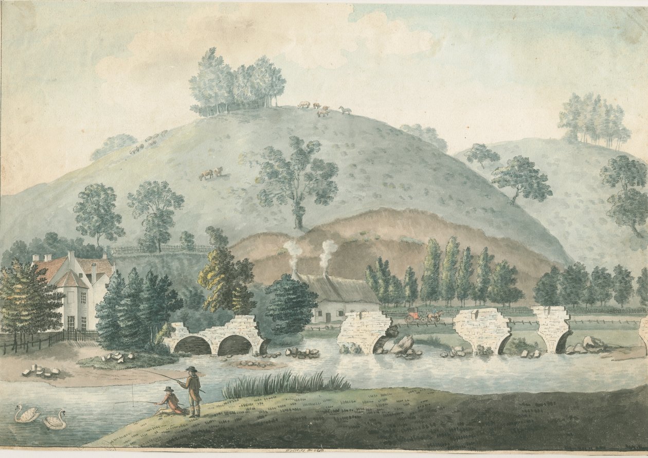 Wolseleyn silta: akvarellimaalaus, nd [1796-1839] tekijältä William Carter