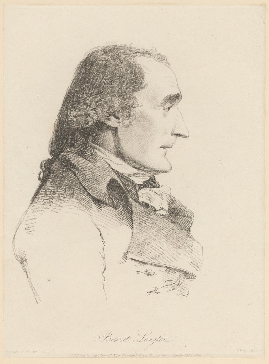 Bennet Langton tekijältä William Daniell