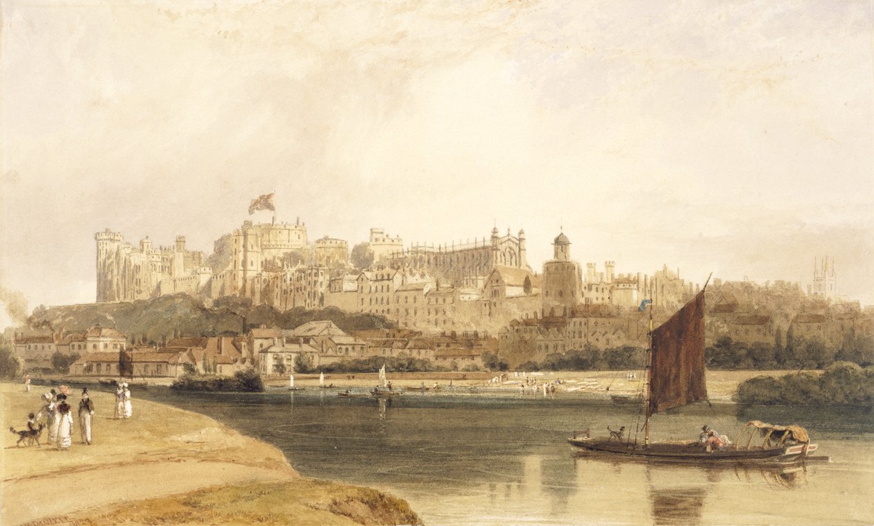 Windsorin linna tekijältä William Daniell