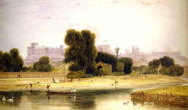 Windsorin linna Etonista, Berkshirestä tekijältä William Daniell