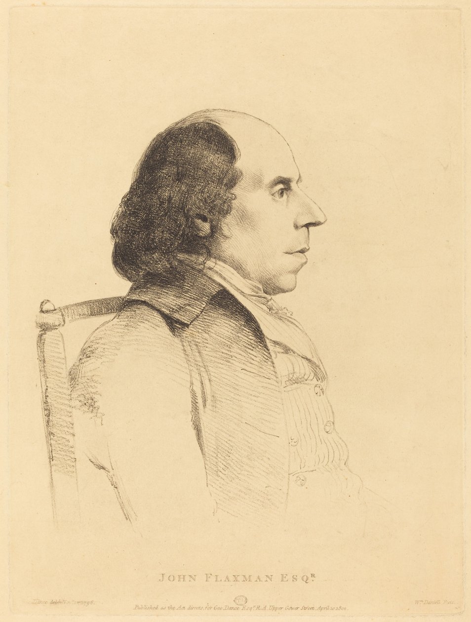 John Flaxman tekijältä William Daniell after George Dance II