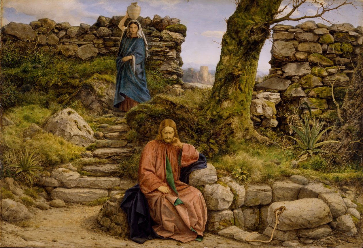 Samarialainen nainen, 1860. tekijältä William Dyce