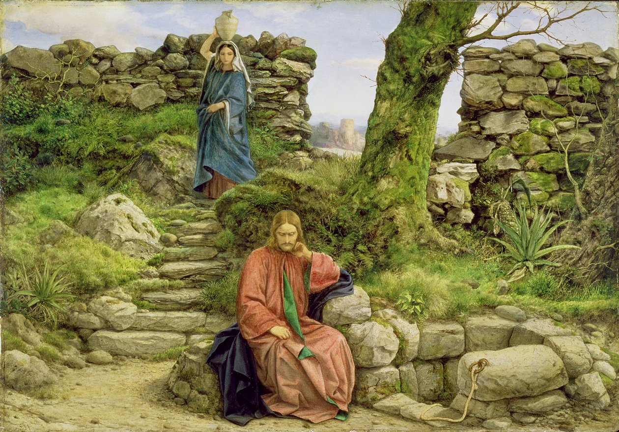 Samarialainen nainen, 1860 tekijältä William Dyce