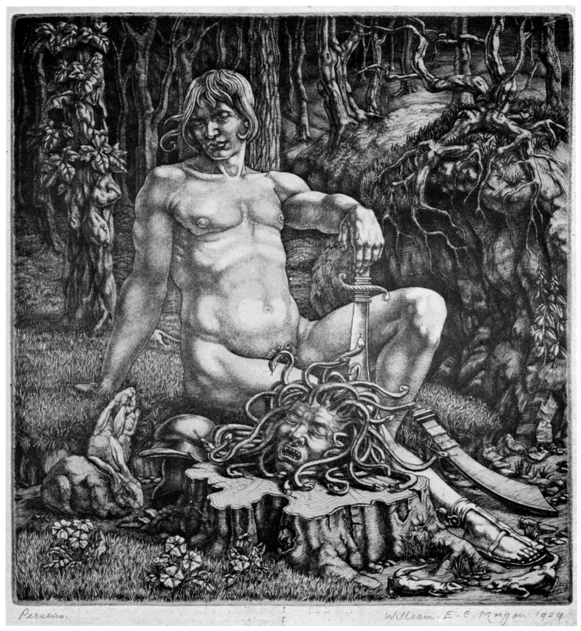 "Perseus", 1929 1930. tekijältä William EC Morgan