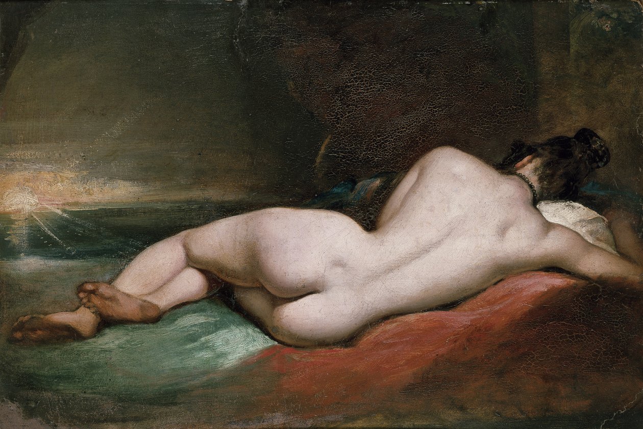Alaston malli makuuasentoon tekijältä William Etty