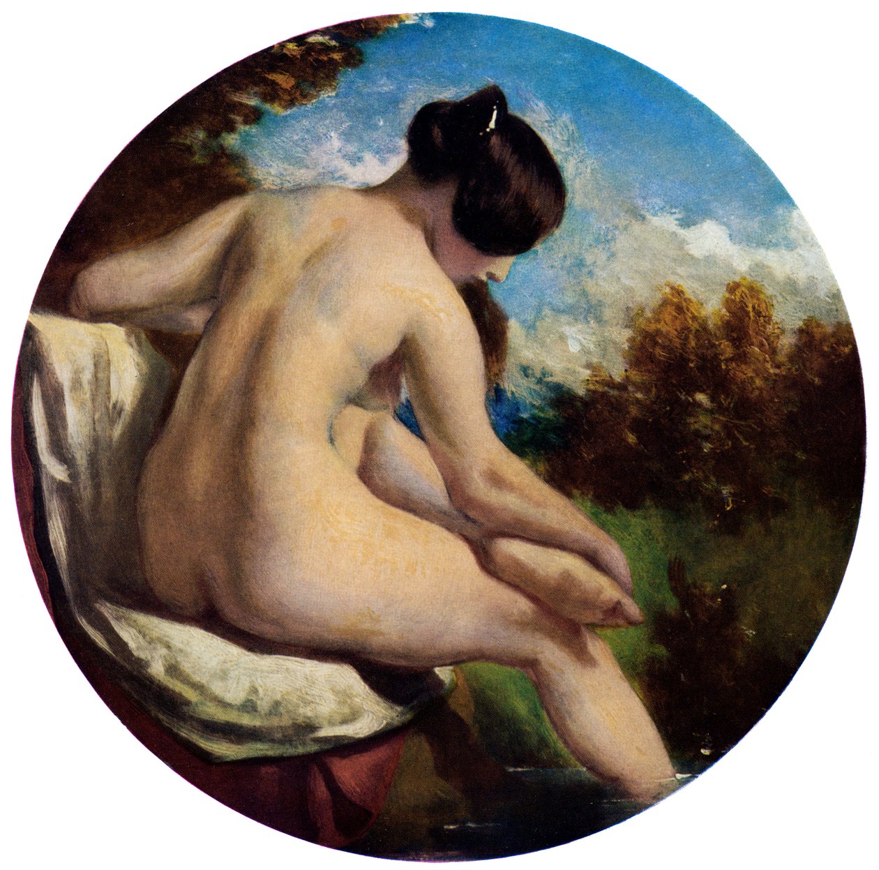 Kylpylä, 1800-luku. tekijältä William Etty
