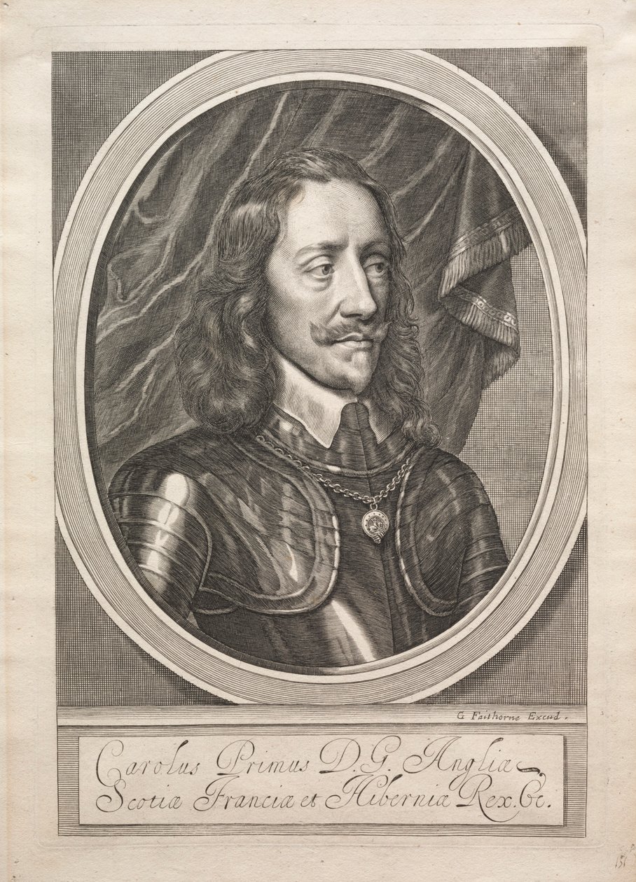 Kaarle I. tekijältä William Faithorne