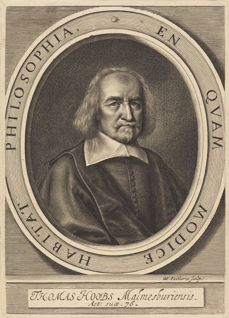 Thomas Hoobs (Thomas Hobbes) tekijältä William Faithorne