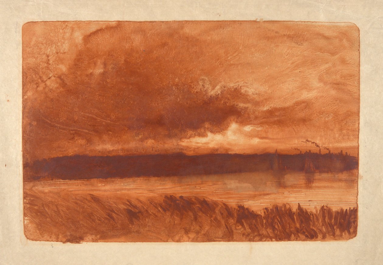 Riverscape, New Haven tekijältä William Fowler Hopson