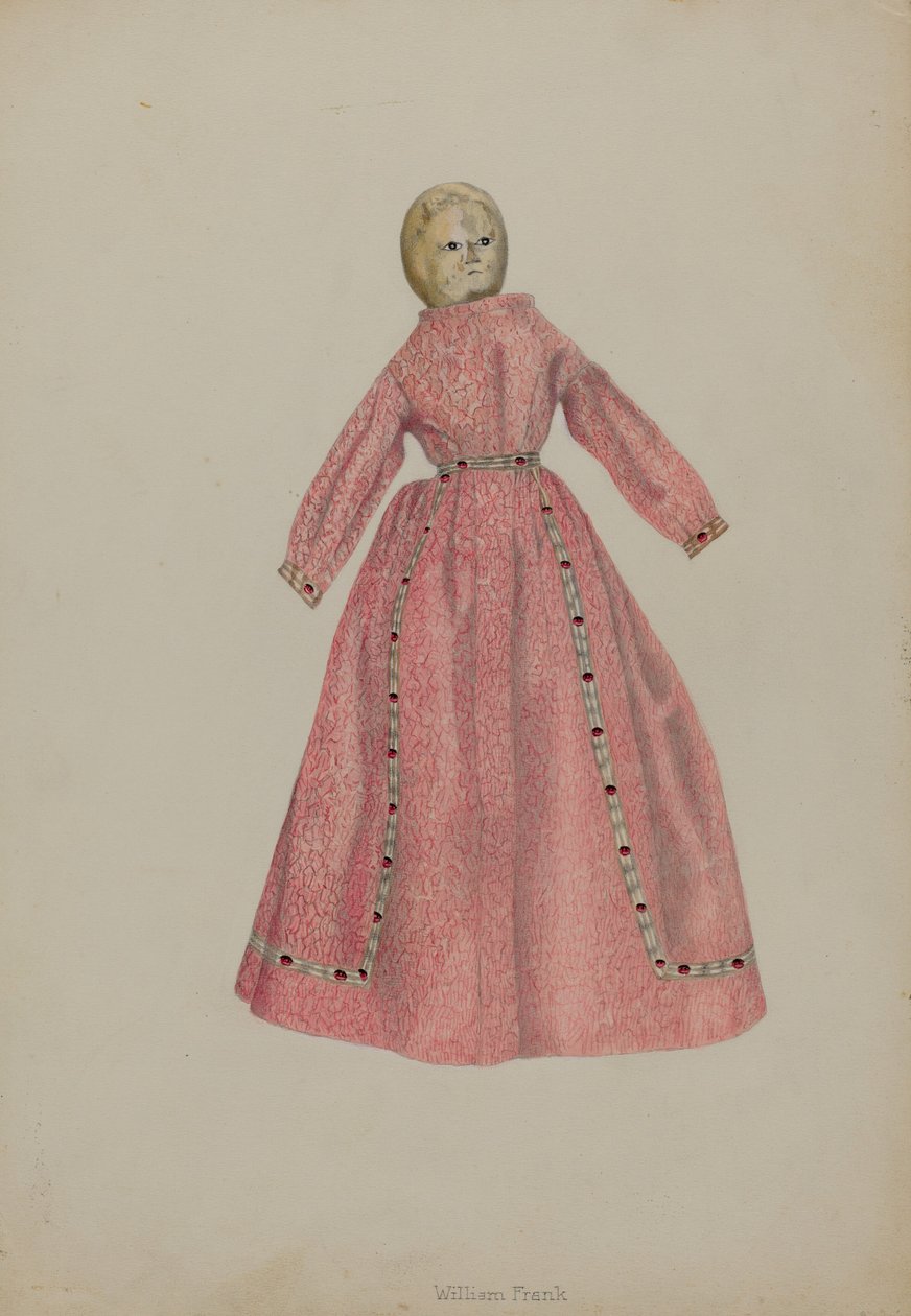 Gingham-nukke, c. 1938. tekijältä William Frank