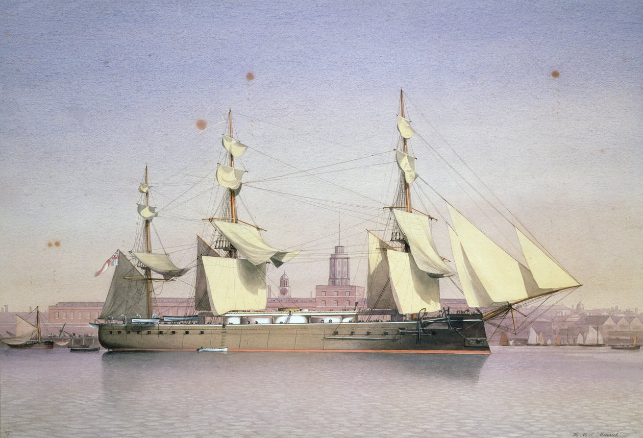 H.M.S. Hallitsija Plymouthissa tekijältä William Frederick Mitchell