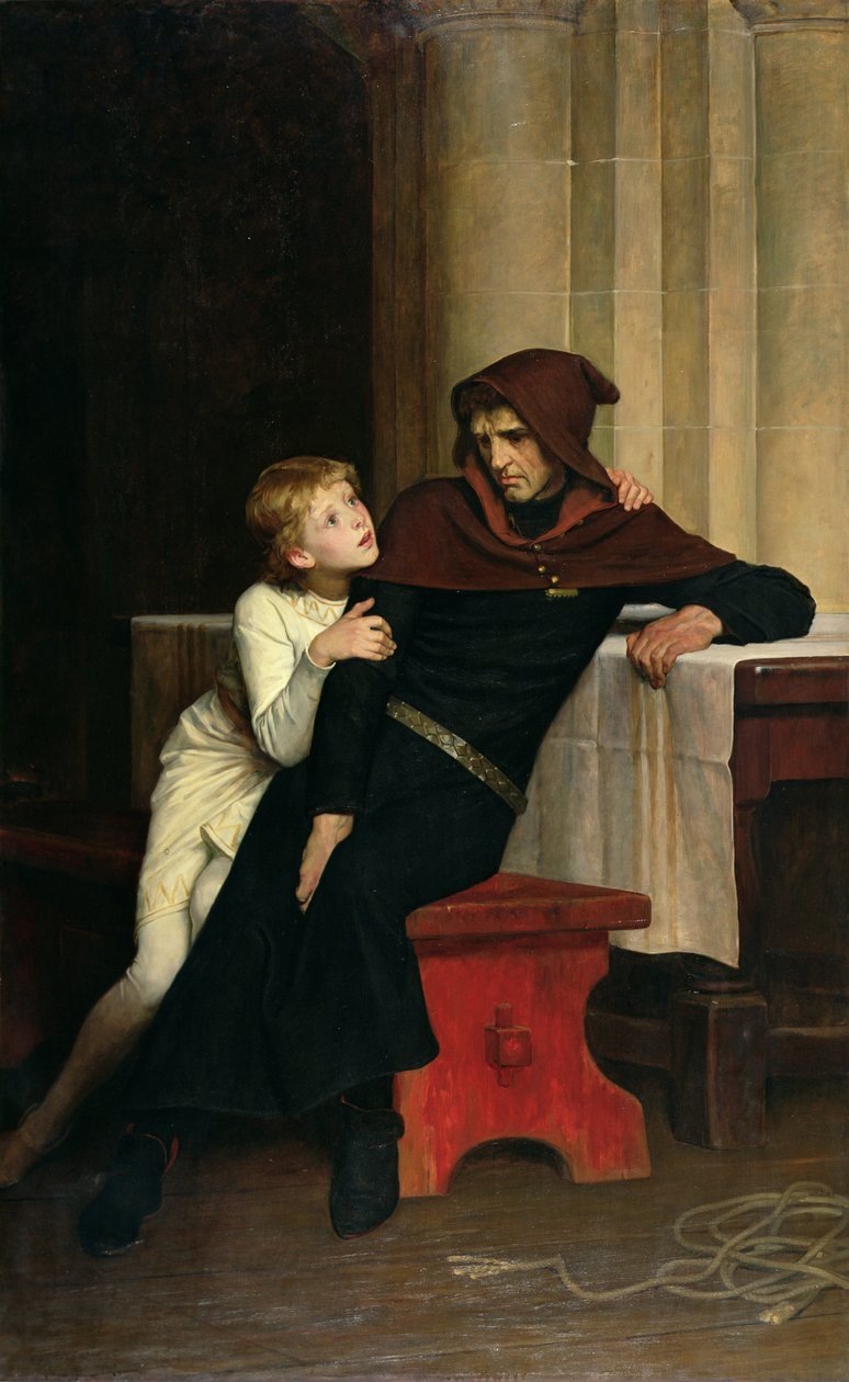 Prinssi Arthur ja prinssi Hubert tekijältä William Frederick Yeames