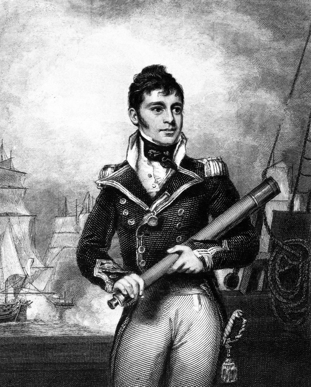 Sir William Hoste, n. 1833 tekijältä William Greatbach
