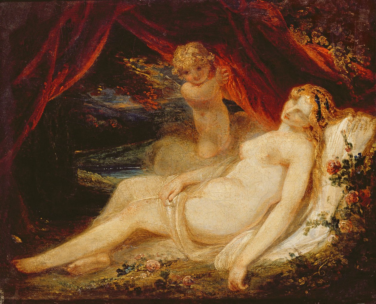 Venus ja Putto tekijältä William Hamilton