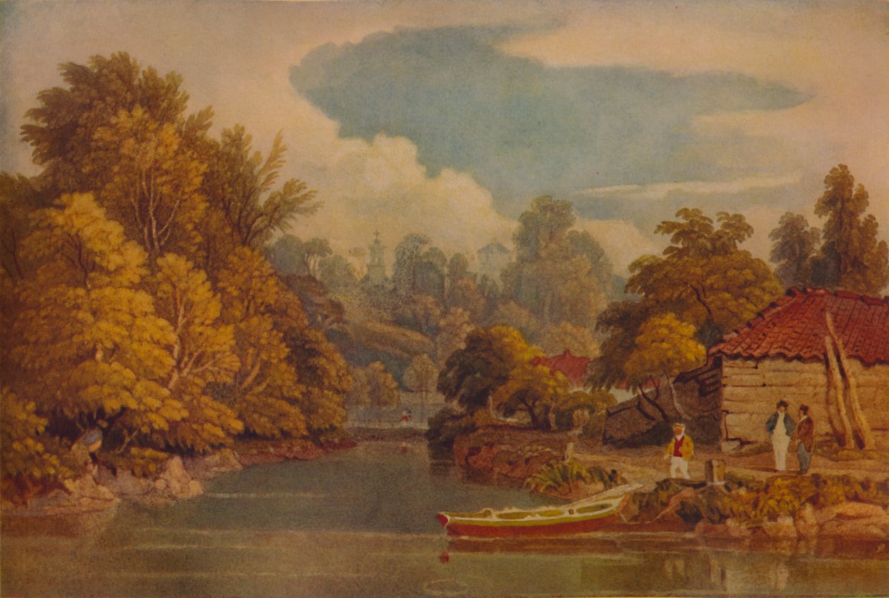 Riverside, 1800-luku, 1935 tekijältä William Havell