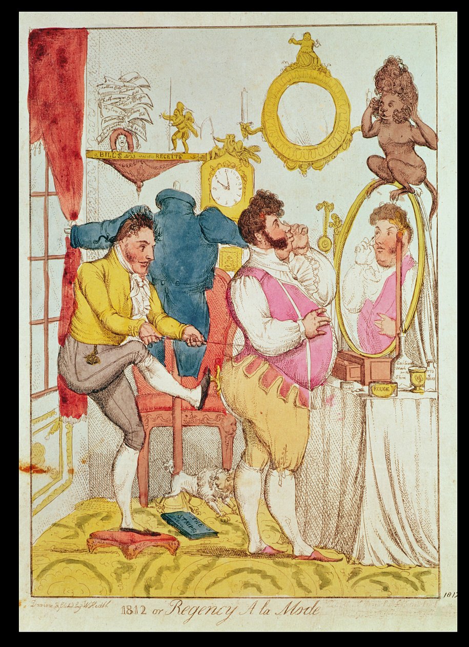 Regency a la Mode, sarjakuva tekijältä William Heath