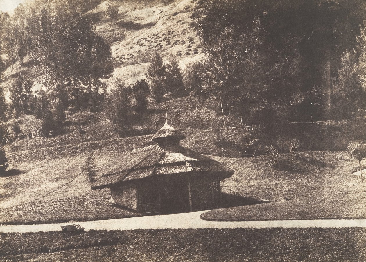 Maalaismainen paviljonki Eaux-Bonnesissa, 1854. tekijältä William Henri Gebhard.