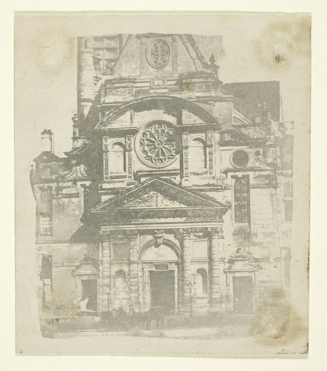 St. Etienne du Mont, Julkisivu tekijältä William Henry Fox Talbot