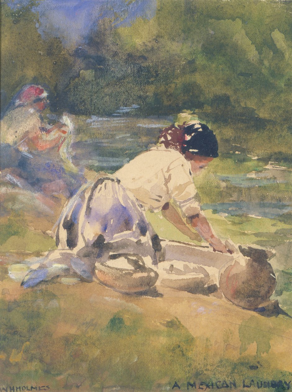 Meksikolainen pesula, 1895. tekijältä William Henry Holmes