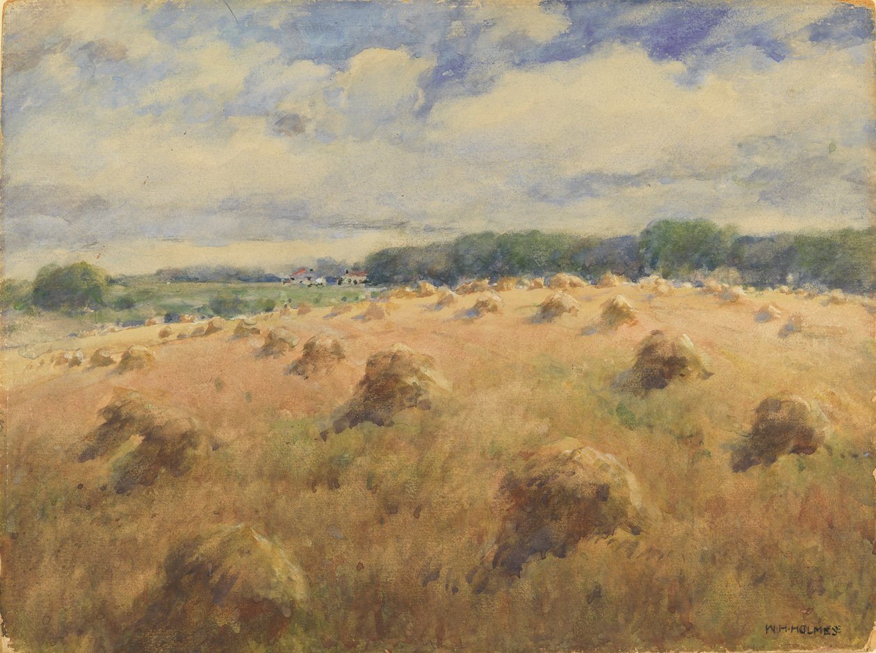 Maryland Wheat Fields, n.d. tekijältä William Henry Holmes