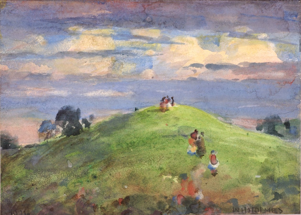 Auringonlaskun kukkulalla, 1926, 1926. tekijältä William Henry Holmes