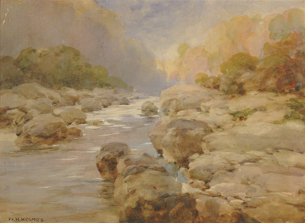 Muokkaamaton Rock Creek, noin 1910. tekijältä William Henry Holmes