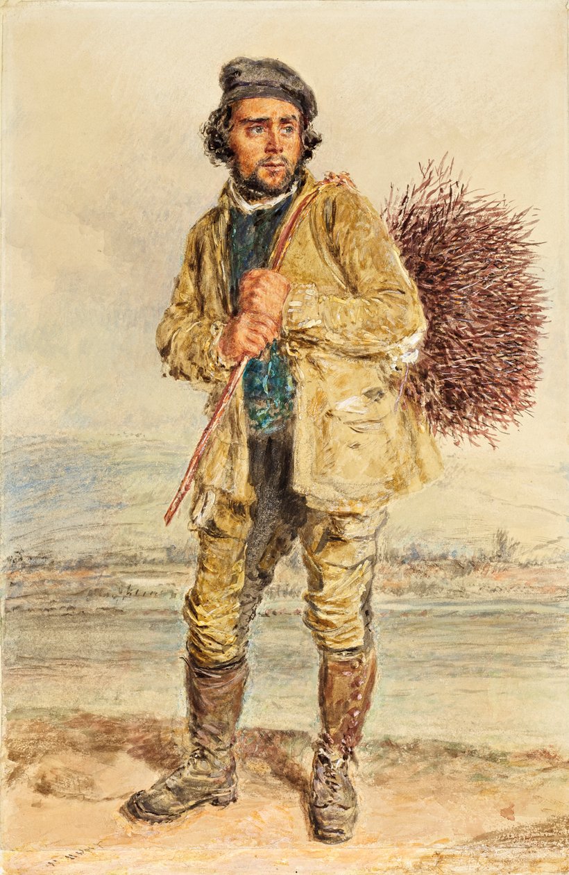 Luudankerääjä, noin 1830 tekijältä William Henry Hunt