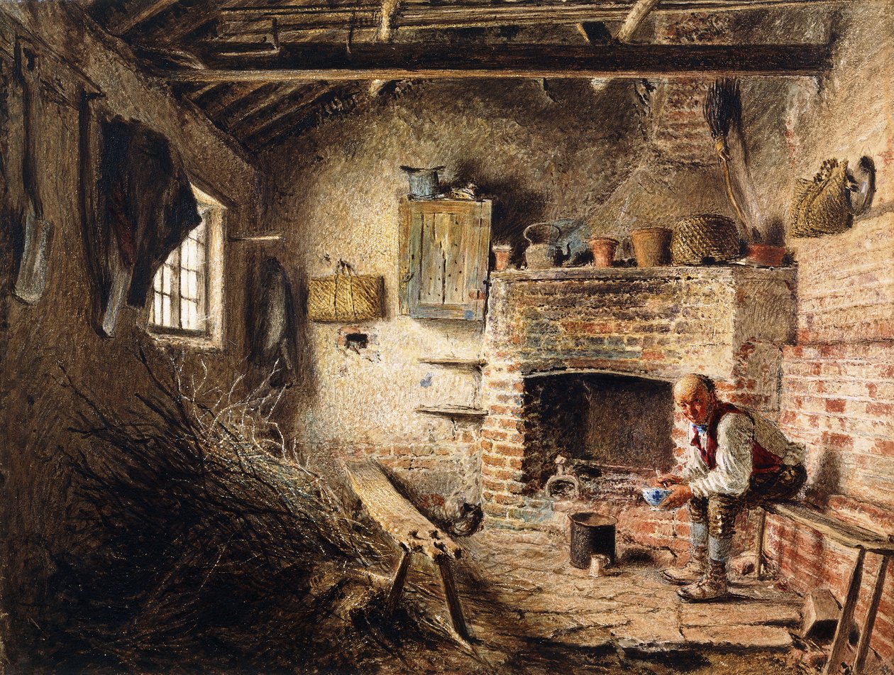 The Woodcutters Breakfast, noin 1832-1834 tekijältä William Henry Hunt