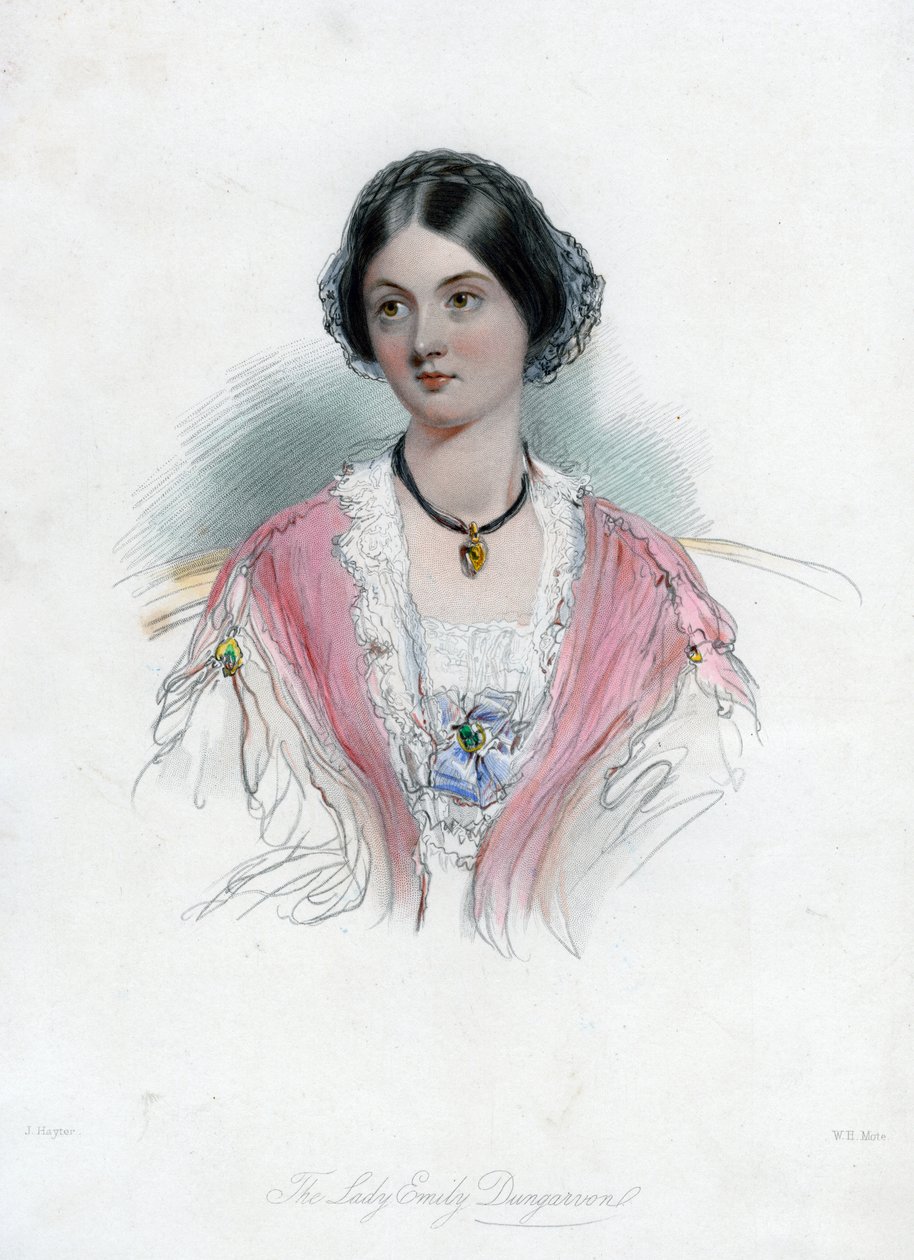 Lady Emily Dungarvon, 1800-luku. tekijältä William Henry Mote