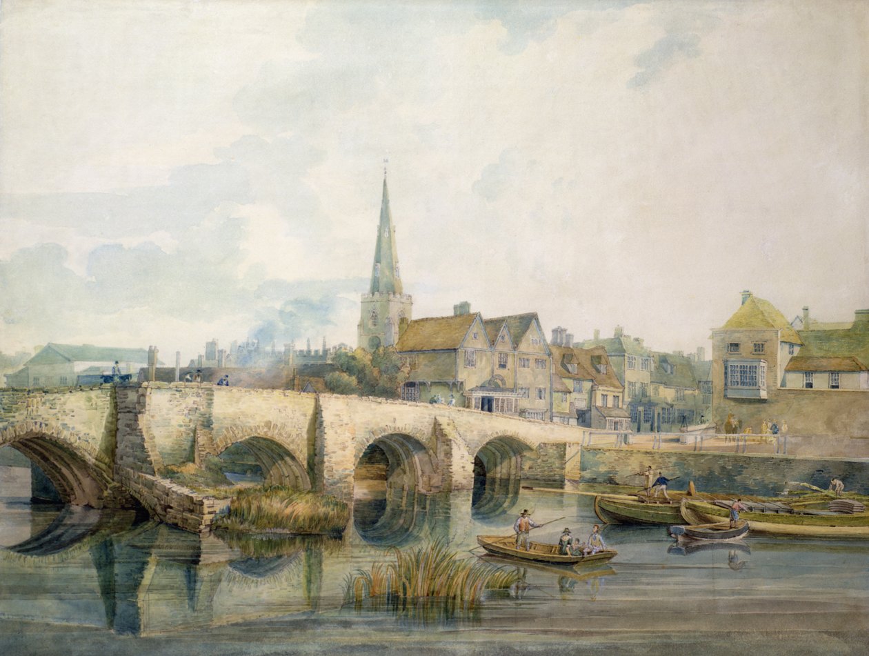Bedford Bridge, Bedford tekijältä William Henry Pyne