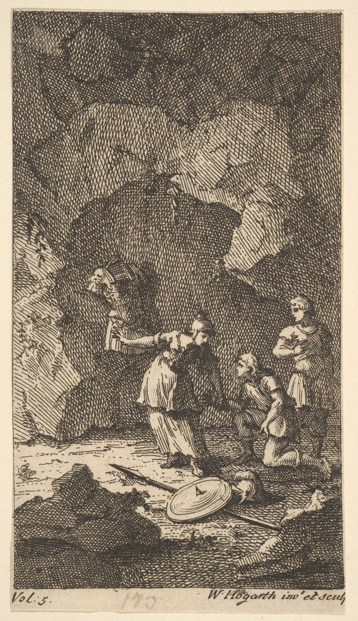Cassandra, Frontispiece, Voi. 5, 1725. tekijältä William Hogarth