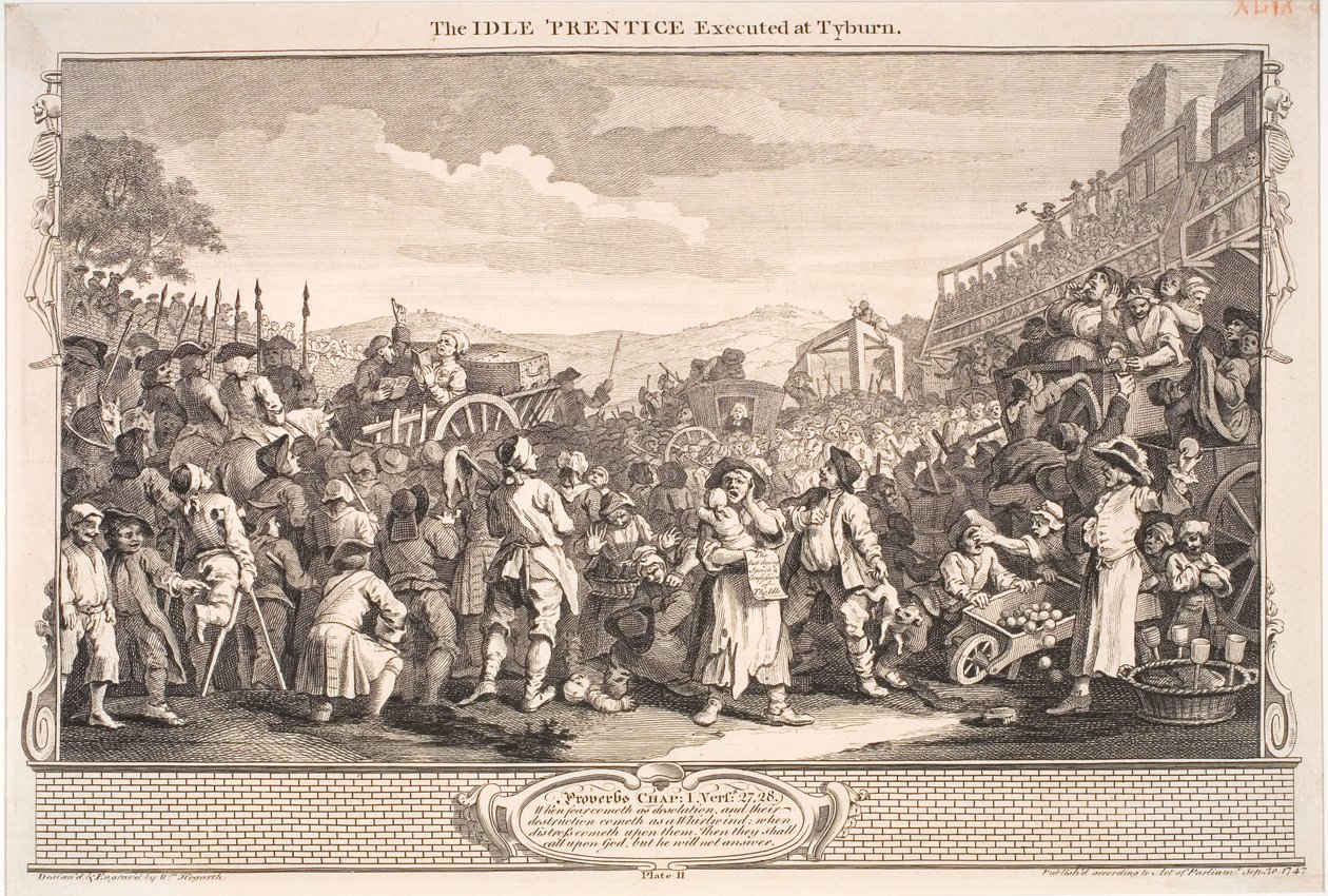 Teollisuus ja joutilaisuus tekijältä William Hogarth