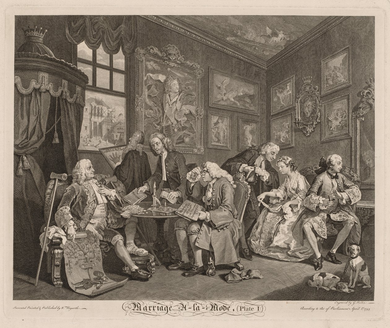 Muodikkaat häät tekijältä William Hogarth