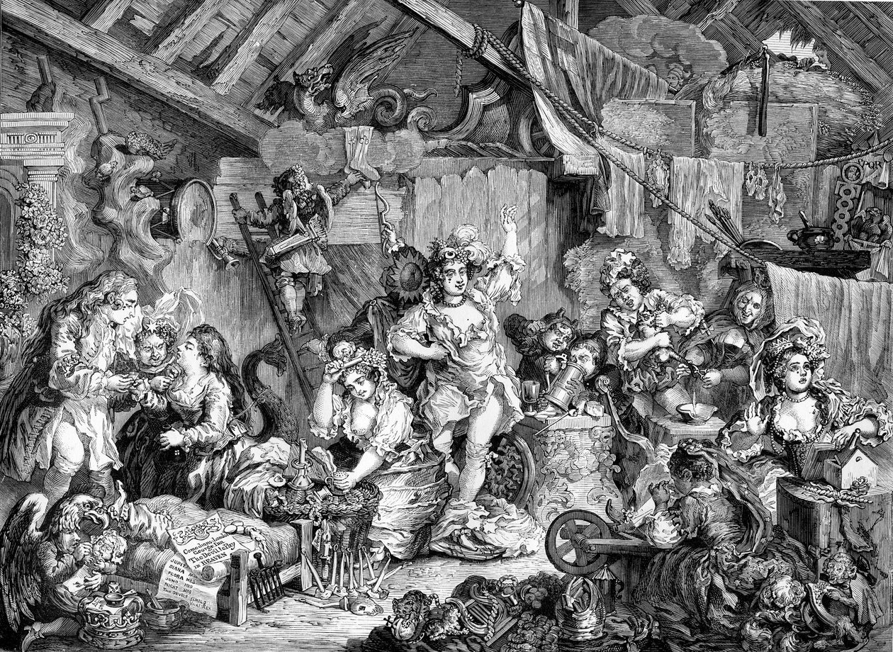The Company of Strollers, kirjoittanut William Hogarth tekijältä William Hogarth