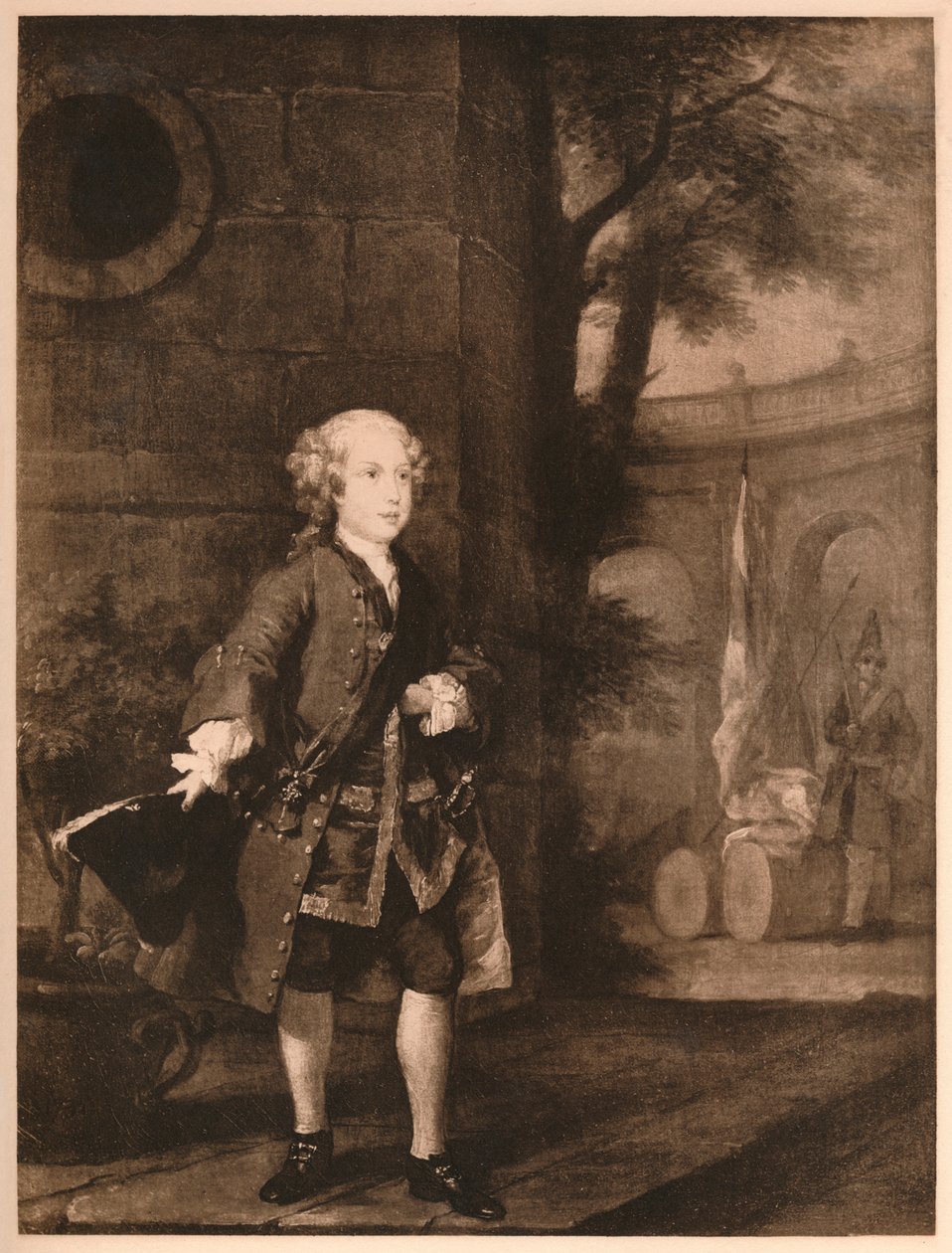 William Augustus, Cumberlandin herttua, 1732 tekijältä William Hogarth