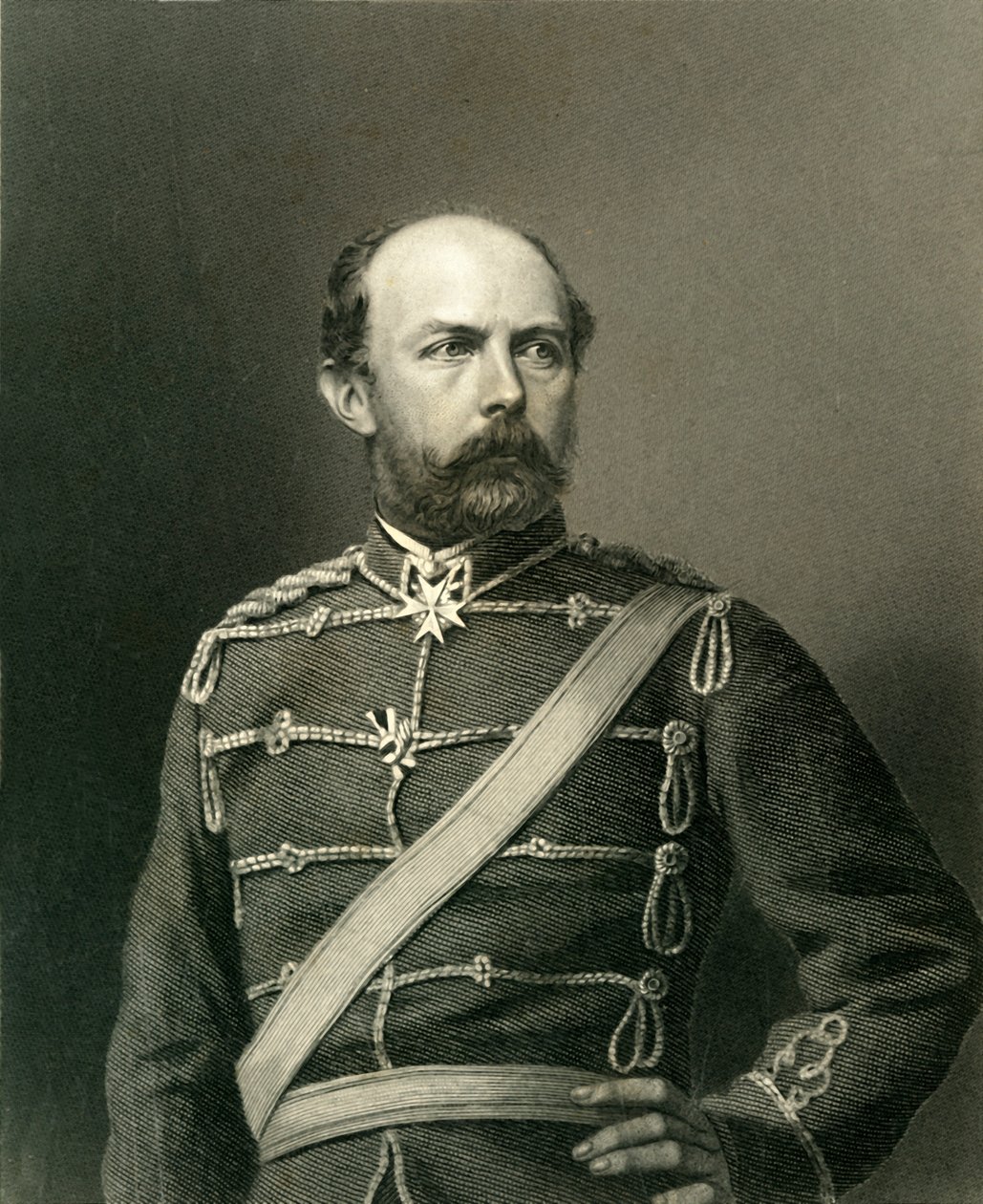 "Prinssi Frederick Charles", vuodelta 1872. tekijältä William Holl